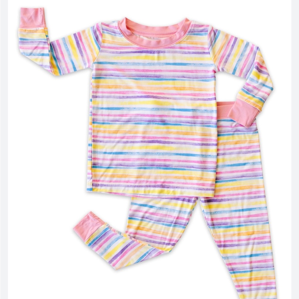 Little Sleepies Sunrise Stripe Kids Pajama Set